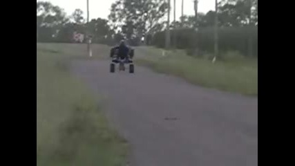 Yamaha 700 Raptor Wheelie (900m)