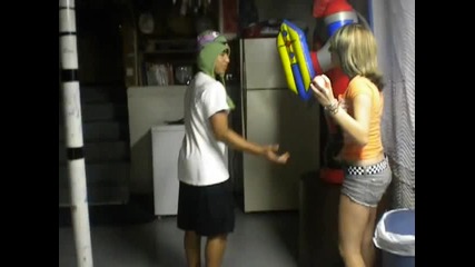 A good kick in the balls. hahahha