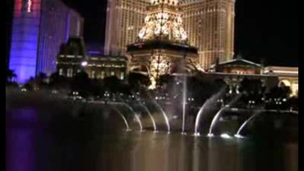 Bellagio Fountain in Hd My heart will go on