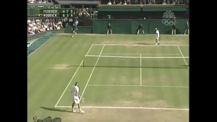 Federer vs Roddick - Wimbledon 2004! - The Full Match! - Part 7/11!
