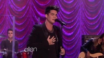 Adam Lambert - Better Than I Know Myself (live On Ellen) (високо качество)