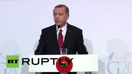Turkey: Erdogan thanks delegates for "beneficial" G20 Summit