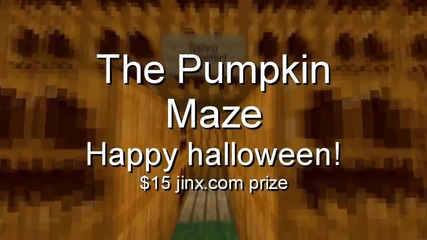 The Giant Minecraft Pumpkin Maze!