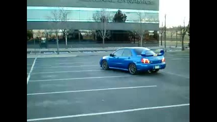Awd Burnout with 2004 Sti Subaru