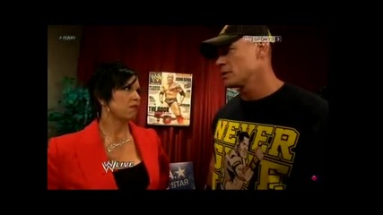 Wwe Raw 4.2.2013 John Cena And Vickie Guerrero Backstage