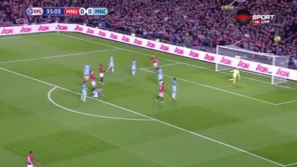 Манчестър Юнайтед - Манчестър Сити 0:0 /първо полувреме/