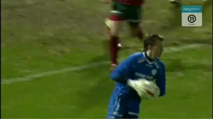 Amazing blunder by goalkeeper Bossut 