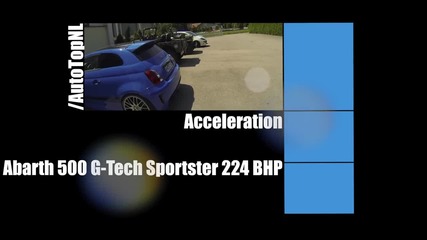 Fiat Abarth 500 G-tech Sportster 224 k.с. 0-240 km/h