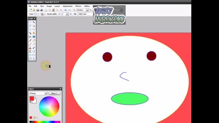 vbox7 * Урок * - Как да си направим забавно човече с Paint.net 