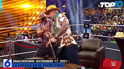 Top 10 Mejores Momentos de SmackDown: WWE Top 10, Dec 17, 2021