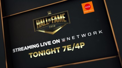 Don't miss the 2019 WWE Hall of Fame Induction Ceremony tonight