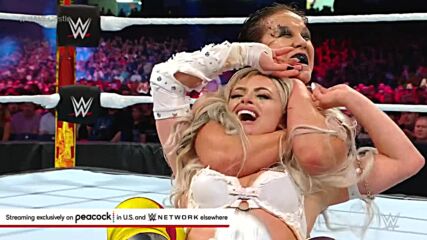 Liv Morgan powerbombs Shayna Baszler: WWE Clash at the Castle 2022 (WWE Network Exclusive)