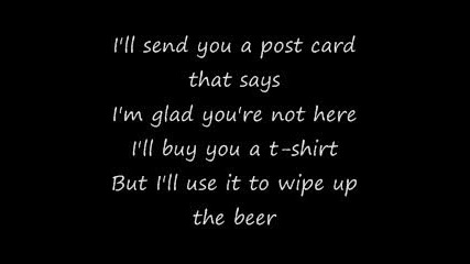 Bowling For Soup Friendly Goodbye (lyrics)