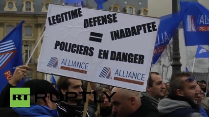 France: Protesting police slam working conditions during Paris demo