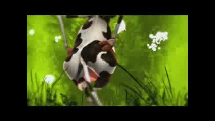 Луда крава се прави на рапър!:D