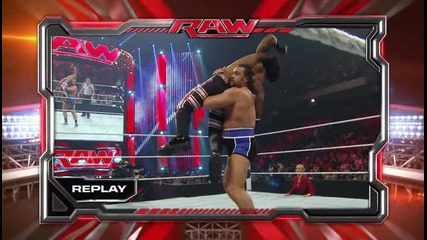 Alexander Rusev vs Xavier Woods - Wwe Raw 14.04.2014