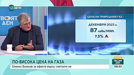 Еленко Божков: Цената на газа може да се понижи след зимата