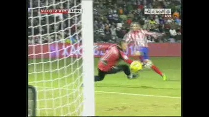 Валядолид 0 - 4 Атлетико Мадрид гол на Диего Форлан 