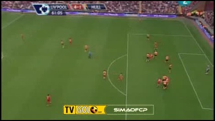 2009 09 26 Liverpool 6 - 1 Hull Steven Gerrard Гол [ Hd ]