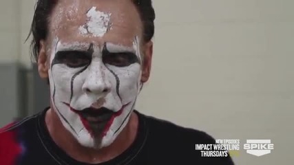 Sting reacts to the return of Abyss