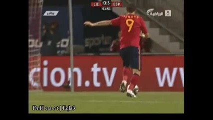 Liechtenstein Vs Spain 0 - 4 - Fernando Torres 2nd Goal - September 3 2010 - Euro 2012 Qualifying 