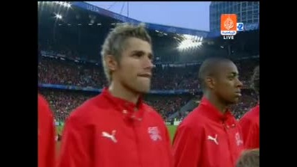 Euro 2008 - Швейцария - Португалия 2:0 Националните Химни *HQ*
