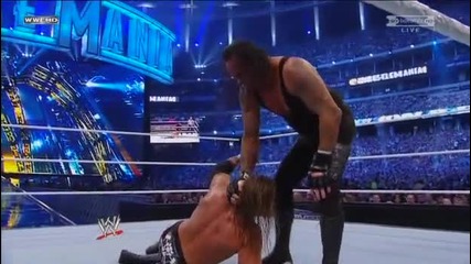 Wrestlemania 27 Undertaker vs Triple h part 2