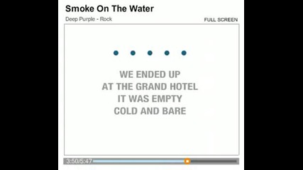 Deep Purple - Smoke On The Water - Karaoke