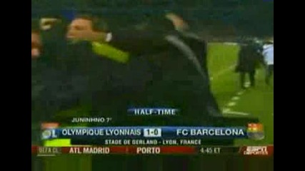 Лион 1:0 Барселона Жуниньо