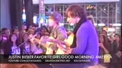 Justin Bieber-favortie Girl-good Morning America