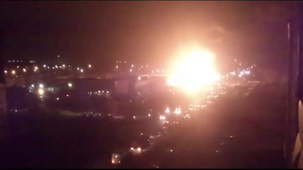 Експлозия на газ станция с пропан-бутан през нощта