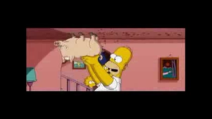 Spider Pig Simpsons Trailer - Семейство Симсън филмов трейлър