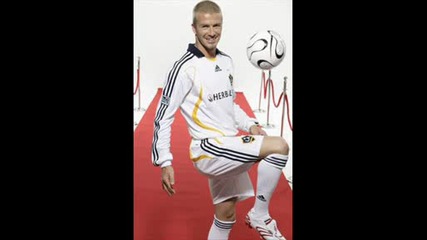 david beckham in La galaxy