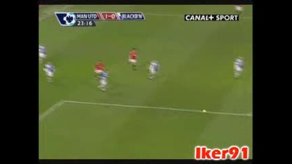 Manchester United 2 - 1 Blackburn Rooney Goal