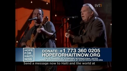 Dave Matthews & Neil Young - Alone And Forsaken (live Hope For Haiti 2010) 