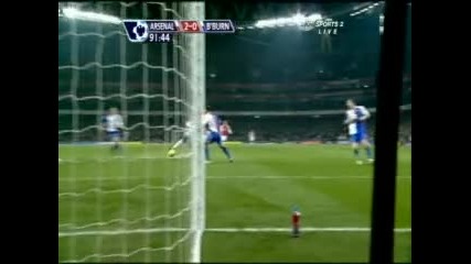 11.02 Арсенал - Блекбърн 2:0 Емануел Адебайор гол ( Супер Качество )