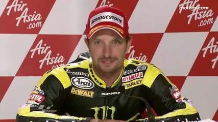 Colin Edwards interview after the Silverstone Gp