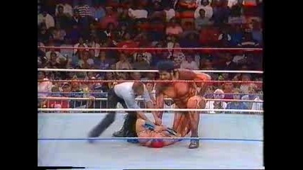 Wrestling Giant Gonzales Vs Tatanka (''superstars'' King Of The Ring'' 1993) (wwf)