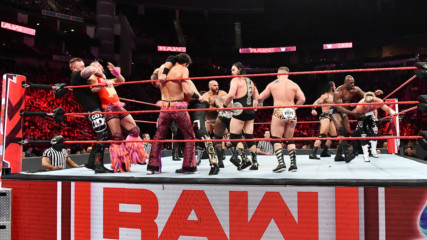 Tag Team Battle Royal - Winners Face The Deleters of Worlds for the Raw Tag Team Championship: Raw, June 4, 2018
