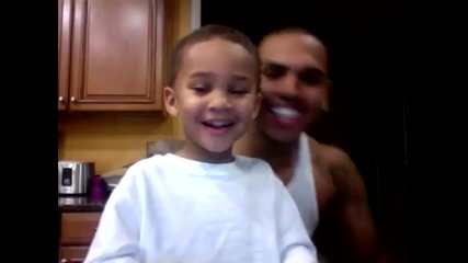 Lil Drew & Chris Brown Sing Soulja Boy 