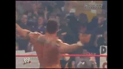 Raw 2004 - Chris Jericho & Randy Orton & Maven vs Evolution [2/2]