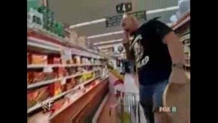 Wwe Stone Cold Steve Austin vs Booker T in a Supermarket 2001