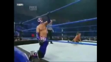 Best Sweet Chin Music Ever (on Rey Mysterio) 