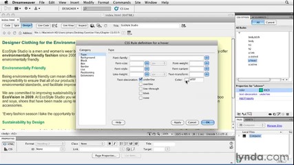 Modifying Cascading Style Sheets 