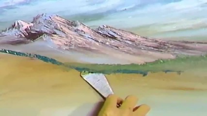 S04 Радостта на живописта с Bob Ross E13 - планинско предизвикателство finale ღобучение в рисуване,