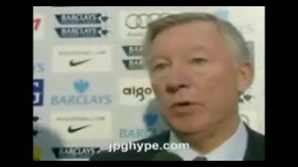 Man Utd 4 - 3 Man City - sir Alex Ferguson 