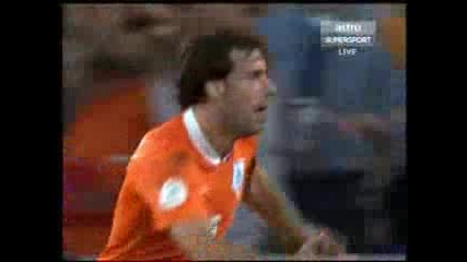 Холандия - Русия 1:1 Нистелрой Гол