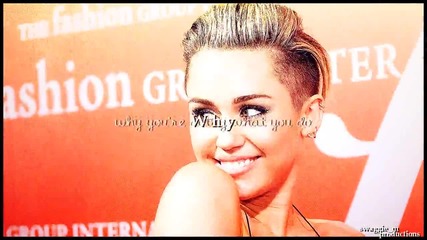 Преодолях го в секундата, в която видях нейното име .. + Miley Cyrus