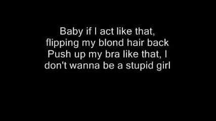 Pink - Stupid Girls- Lyrics