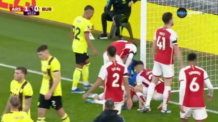 Арсенал - Бърнли 1:0 /първо полувреме/